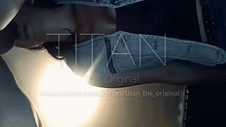 She loses bet so I win deepthroat blowjob from latina with big tits and hardcore gagging.