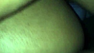 ebony couple shares a passionate quickie with big black cock creampie before heading to work