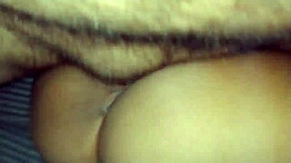 Can you handle watching me enjoy this Peruvian Latina as she lies down for homemade orgasm fun?