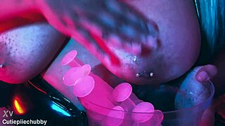 morrigan dives into the SUBSTANCE with latex PANTYHOSE stuffing. her foot FETISH play gets intense and wild