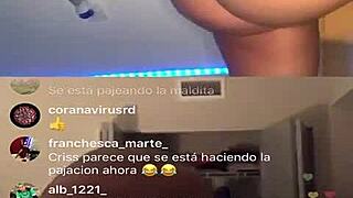 thick ass puertorican babe shows off natural tits on the6show insta pt 1 😏🍑