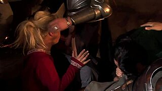 Kristi love kathy anderson claudia adams and simone dive into double penetration and anal fun