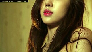 korean model blue21 gives an amazing blowjob solo session