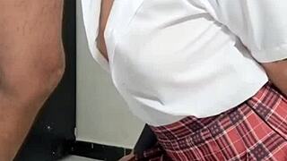 Real casting amateur with colombian latina milf sucking the husband's cock of my friend in pov interview