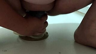 Extra Large Apollo Bad Dragon Dildo In Shower