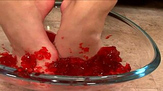 Mackenzee Pierce is a horny barefoot girl in fishnets and lingerie getting anal fingering and deepthroat on bed. Bent over in doggystyle with gaping asshole and shaved pussy licked.