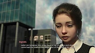 In the theatre of sinners part 3, agnes faces intense domination and humiliation. She licks pussy under maledom control.