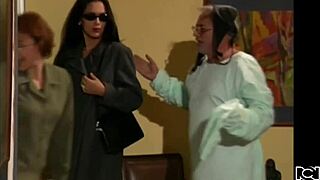 Why does Colombian actress Marcela Posada appear nude in Brujeres 2000?