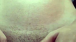 hey, this cute petite teen prostitute goes out in shorts with no panties, showing off her wet hairy pussy up close 😏