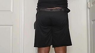 Oh man, starting the morning by getting undressed and spreading those buttocks wide!