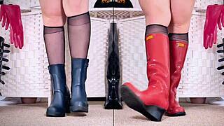 Epic Collection of Shoes Boots Heels in Leather Rubber Nylon and More