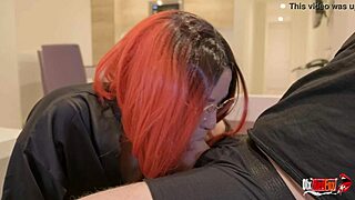 He pulled out his penis near his stepmother and started masturbating until she swallowed