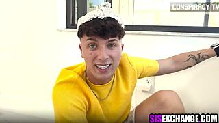 Tinfoiler Step Brothers Foursome Bang Step Sisters In Taboo Group Sex