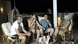 Компил Эло Кардоне и Виктора Мустанга в Bora Cast с Бруной Карлос и Матheus Caetano – часть 2, жаркий на Sheer Red