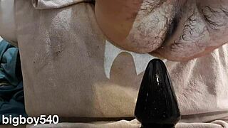 Oh man, this TitanMen ass servant dildo is stretching my hole wide, then comes the intense fisting action