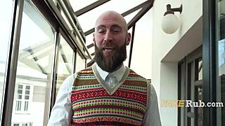 Virgin preacher experiences intense moment with milf