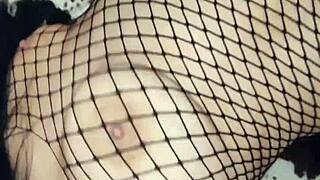 This video turned upside down with mature milf anal assfucking in lingerie.