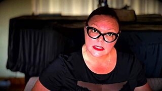 i dominate ebony slave rose with bondage fisting and rough pussy licking as mistress april