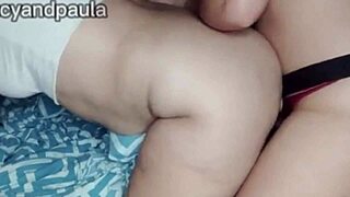 hey, check out these latina lesbians fingering and squirting with strapon dildo in lingerie