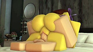 ビキニ初心者雌豚がふたなり新半にガン突き😏👙