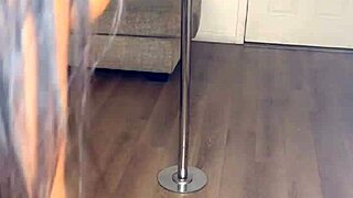 Ebony divine shows off her big ass and tits in close-up action