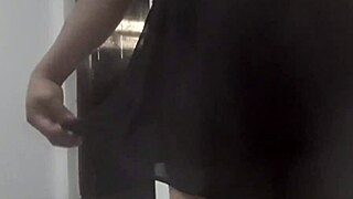 Amateur Latina Dances Wild with Dildo in Lesbian Toy Play!