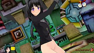 Yukari Katsubari takes on strip bossfight in stockings game