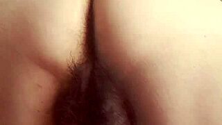 Wife Shows Big Natural Tits in First Time Homemade Yoga Session