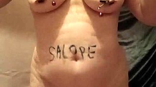 french milf maid contrasts private bondage session with public outdoor spanking dildo orgasm and humiliation flashes