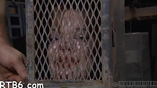 Beautiful Babe's Sweet Nipples Endure Painful Torture in Brutal Femdom Session with Rough Sucking