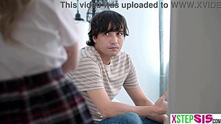 Stepsister Creampie Desire Leads to Stepbro Fucking Action