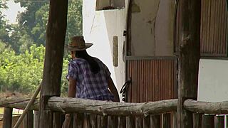 Outdoor fuck in abandoned factory with brunette milf taking big cock!