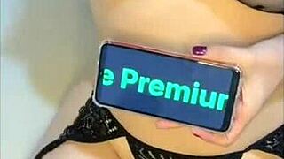 i slipped into my black lingerie and filmed my ass bouncing while riding reverse cowgirl with soft moans