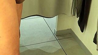 Raw Branlette Dans Une Cabine Dessayage With Handjob Masturbation Flashing Outdoor Public Solo Action