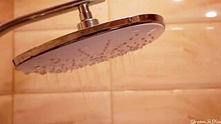 You wanted to masturbate in the shower, but did he fuck you doggystyle and cum on tits?