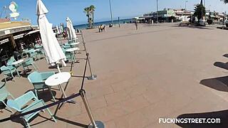 He invited her over offering cream along with something extra special waiting.