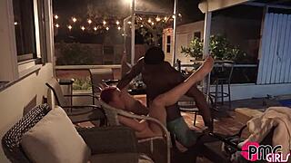 petite viper the vixen uh gets totally railed by jamie knox with his big black cock... intense!