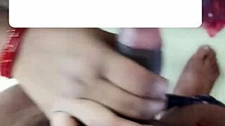 rohitrupali feels intense passion sucking her black lover's cock while husband watches