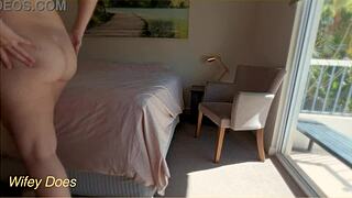 i'm trying on all these different panties just for you as a voyeur hubby