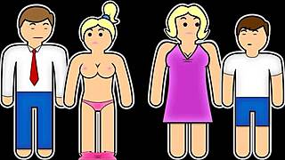 Big tits step sis rides in cowgirl