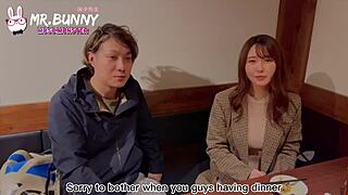 in this lite version video, couple joins the rabbit mister challenge game part one with ling bo li as bunny