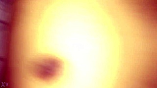 latina wife bounces on hard dick at her wedding night. cum drips from petite wet pussy!