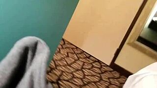 Bent over for doggystyle action outdoors in public