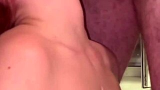 Redhead mature MILF takes cum in mouth and facial in sexy compilation