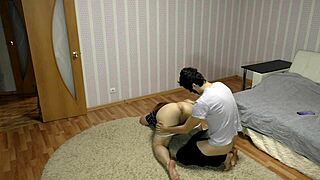 Milf with big boobs waited for homemade fucking action.