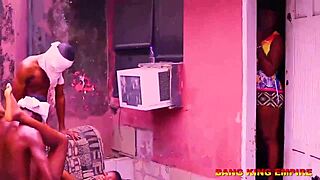 Best amateur threesome with african big cock