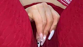 Why do my leggings get so wet from rubbing my big ass and tits until I cum dirty talking?