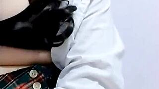 These high school girls know how to masturbate and reach orgasms too, innocent big-ass student in uniform loves cock early on homemade.