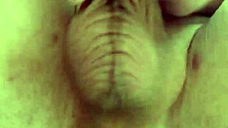 Uncut Big Tattooed Cock Cums Hands Free From Hard Anal Prolapse!