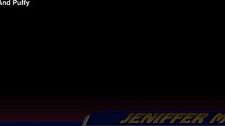 gorgeous curvy teen explores with large toy